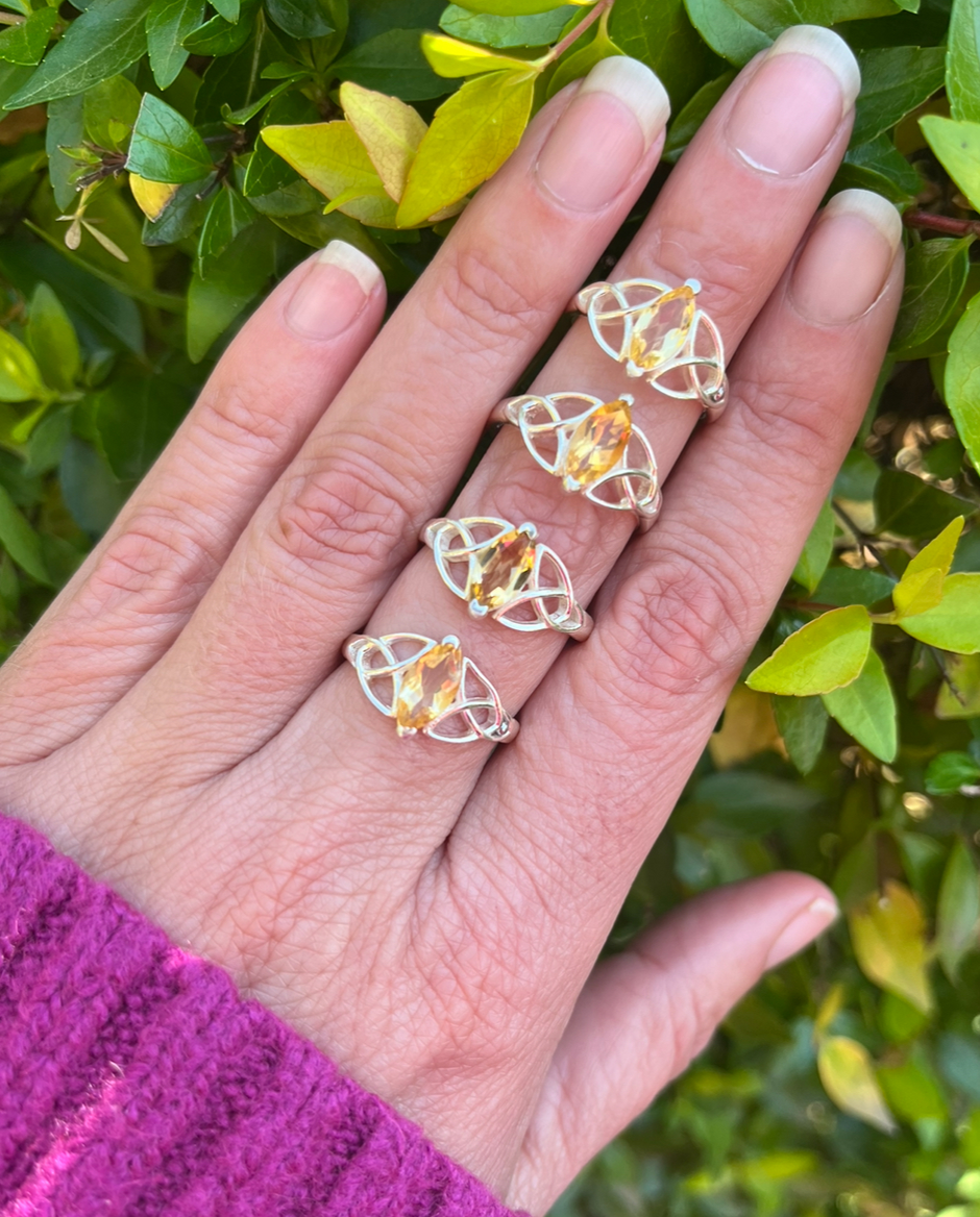 Citrine Celtic Triquetra - Image 4